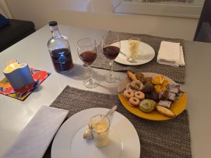 Portwein mit Mascarpone Creme