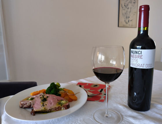 Kalbshohrürcken mit Nunci Negre