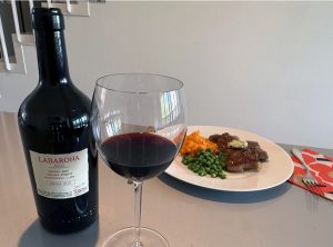 Rioja la Barona mit Lammkotlette