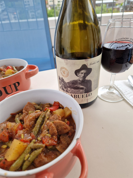 weinkombi zigeunerpfanne mit abuelo