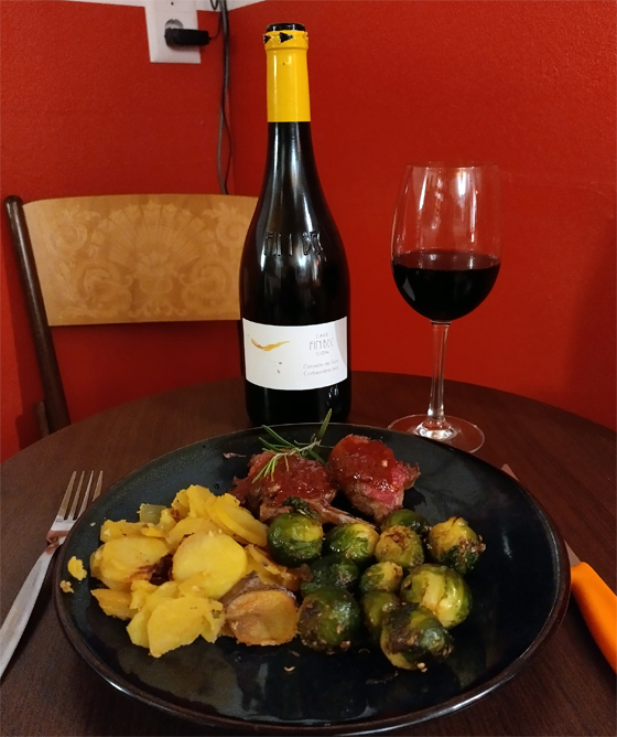 Cornalin Wein Fin Bec mit Lammrack