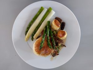 Spargelkomi mit Gamay Fin Bec