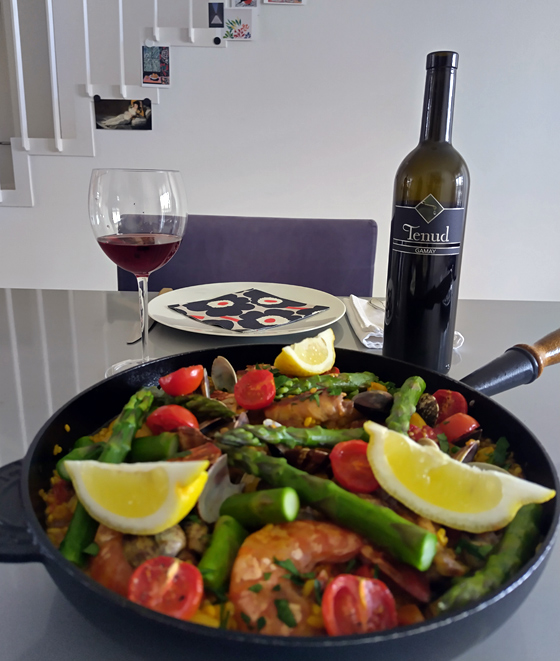 Gamay Tenud mit Paella