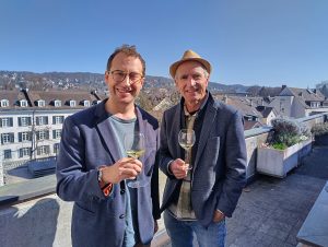 Joshu & Philipp Jullier auf den Dächern von Zürich